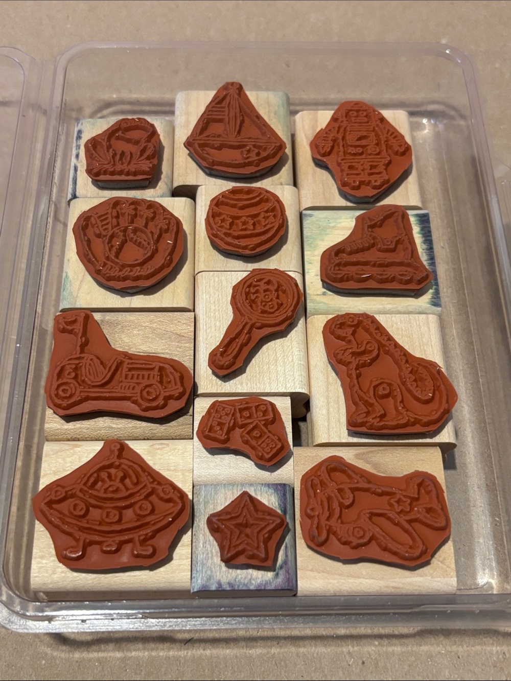 Stampin' Up! Vintage Stamp Set Toy Box - Picture 2 of 2